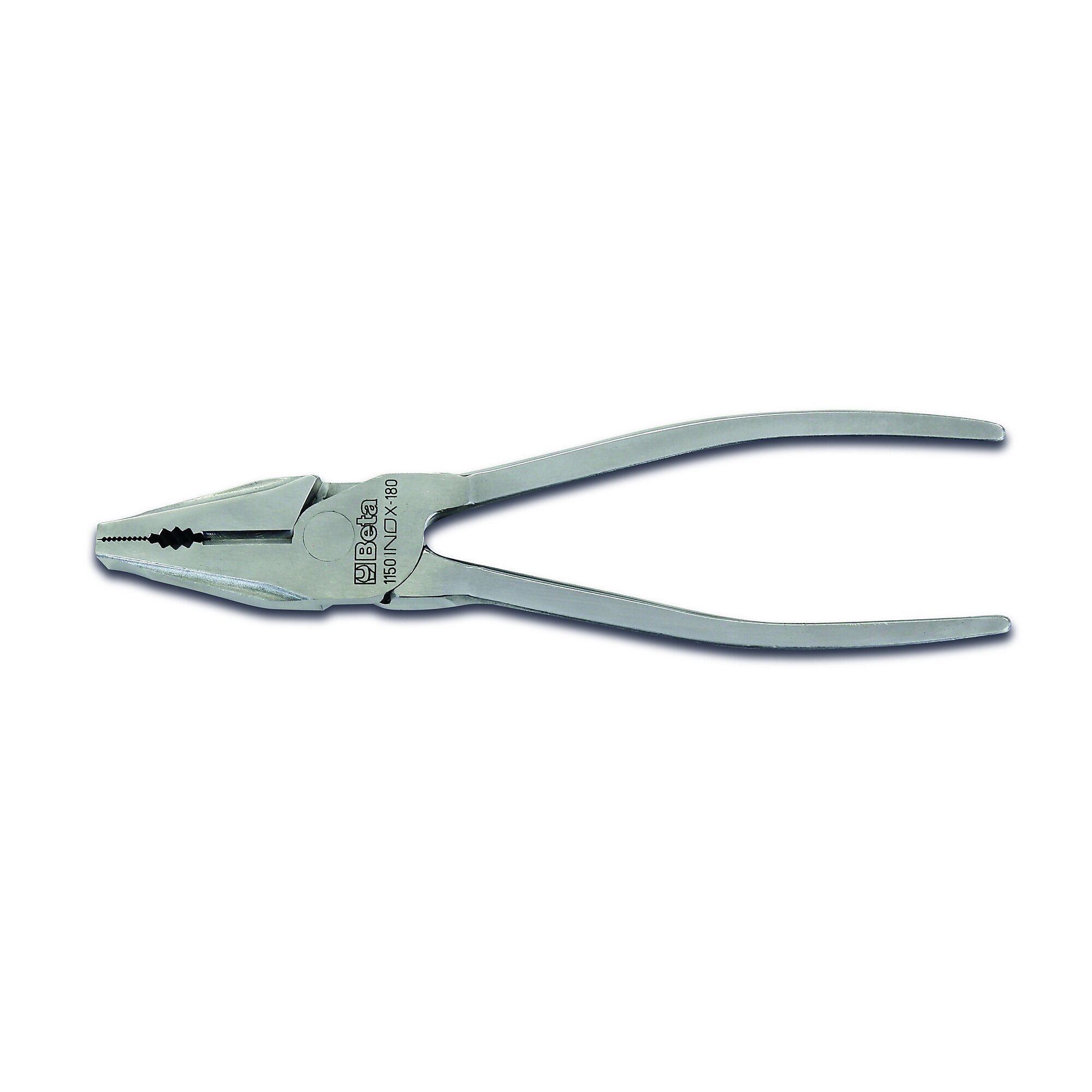 Beta Stainless Steel Heavy-Duty Combination Pliers — 180mm, Model# 1150INOX